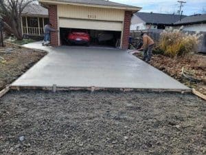 concrete driveway installation tulsa ok